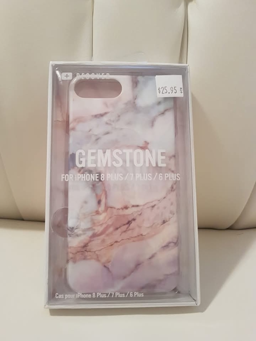 Gemstone Pink Marble iPhone 8 Plus / 7 Plus / 6 Plus Case